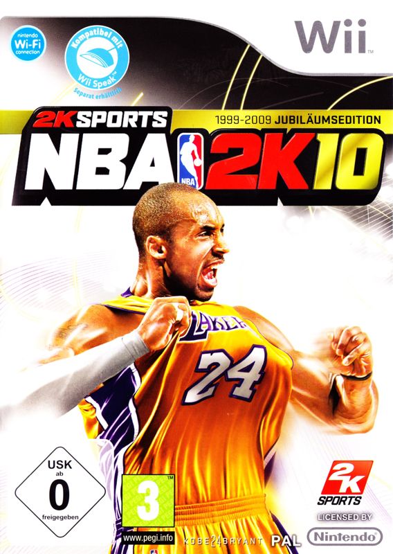 NBA 2K10 box art for Wii